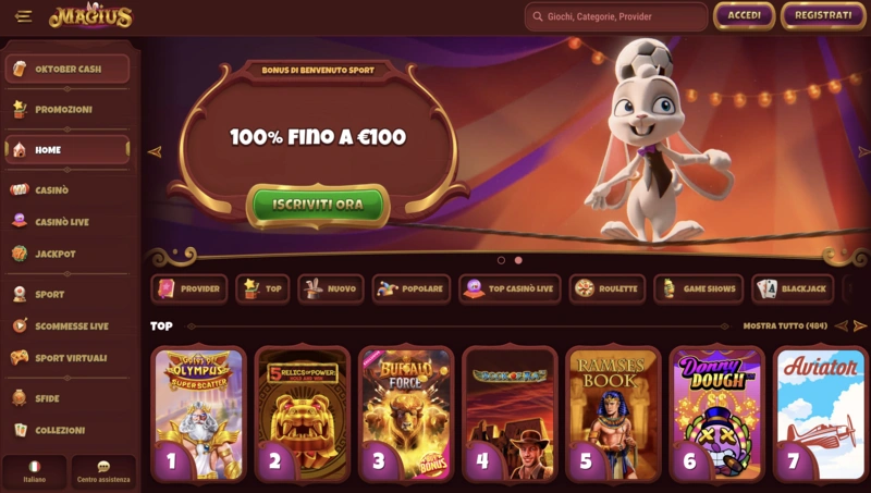 Magius Homepage